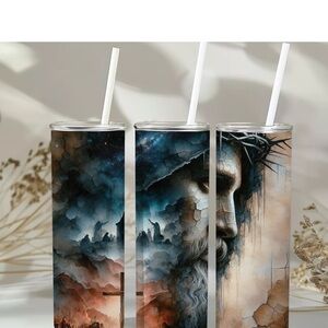 20oz Stainless Steel Jesus Tumbler
